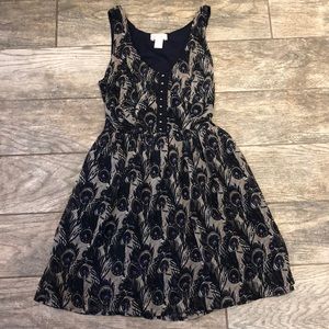 Band of Gypsies Women’s Peacock Feather Dress, Med